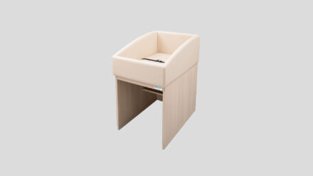 ベビールーム おむつ交換台 オムツっ子四方囲み W620 木製